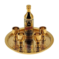 Exclusive bar set, solid brass
